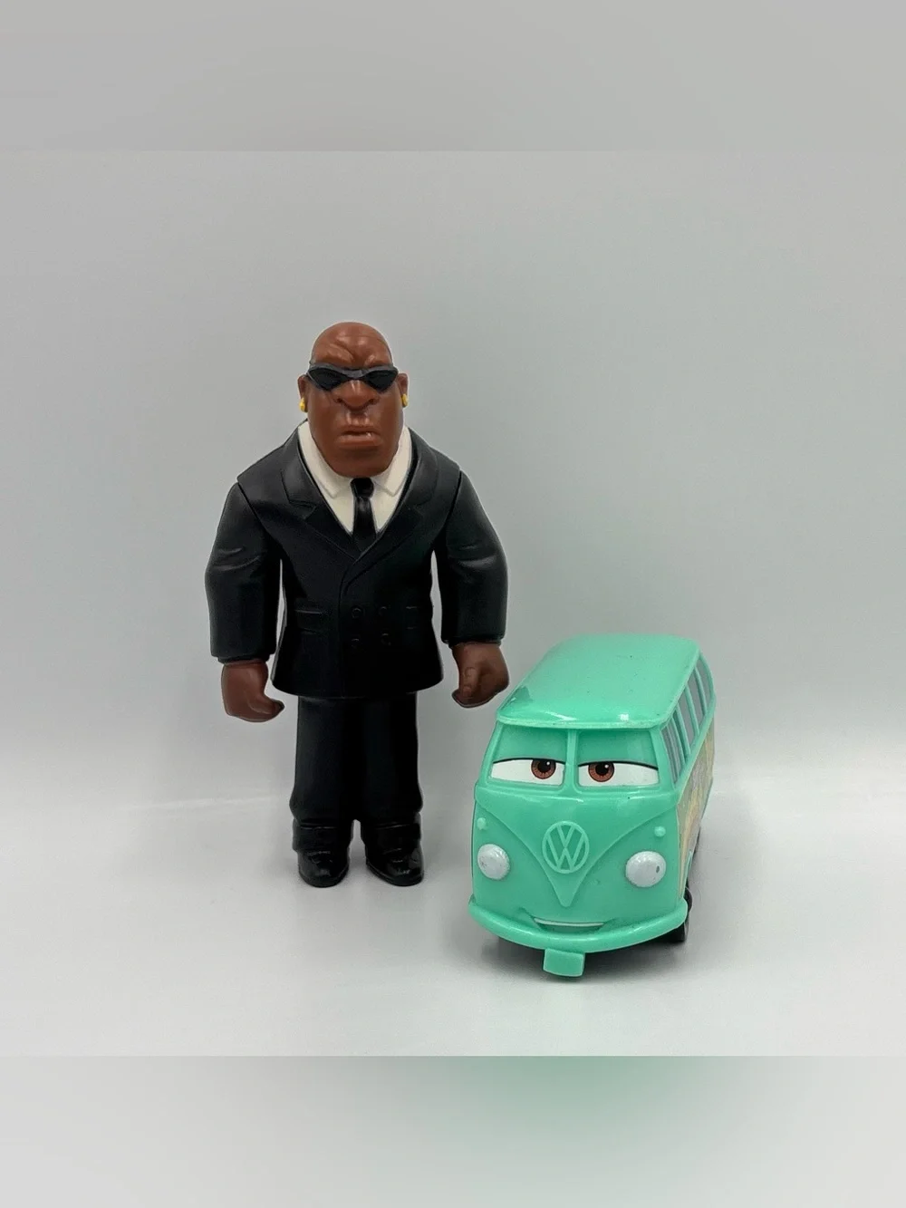 Y2K Vintage Disney Mcdonalds Toy Lot- Lilo & Stitch Mr Bubbles + Cars Fillmore